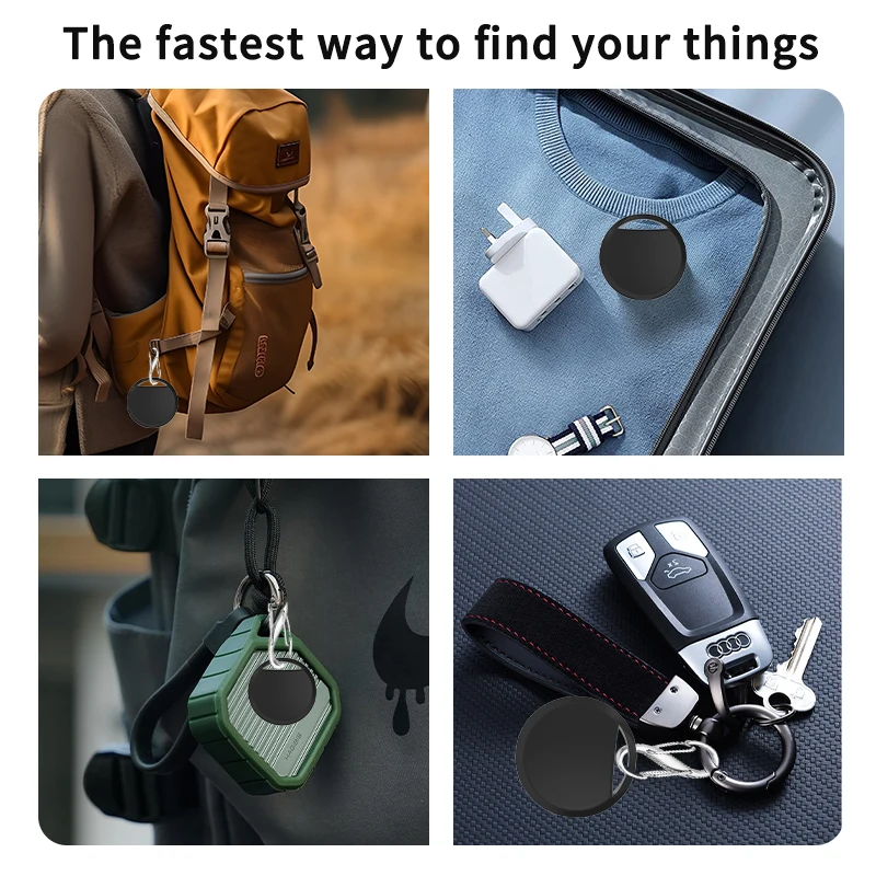 1/4 Pack Smart Tag for Apple Find My – Bluetooth Item Tracker with Left Behind Alert & Loud Beep for Keys Wallet Luggage Finder thumbnail 6