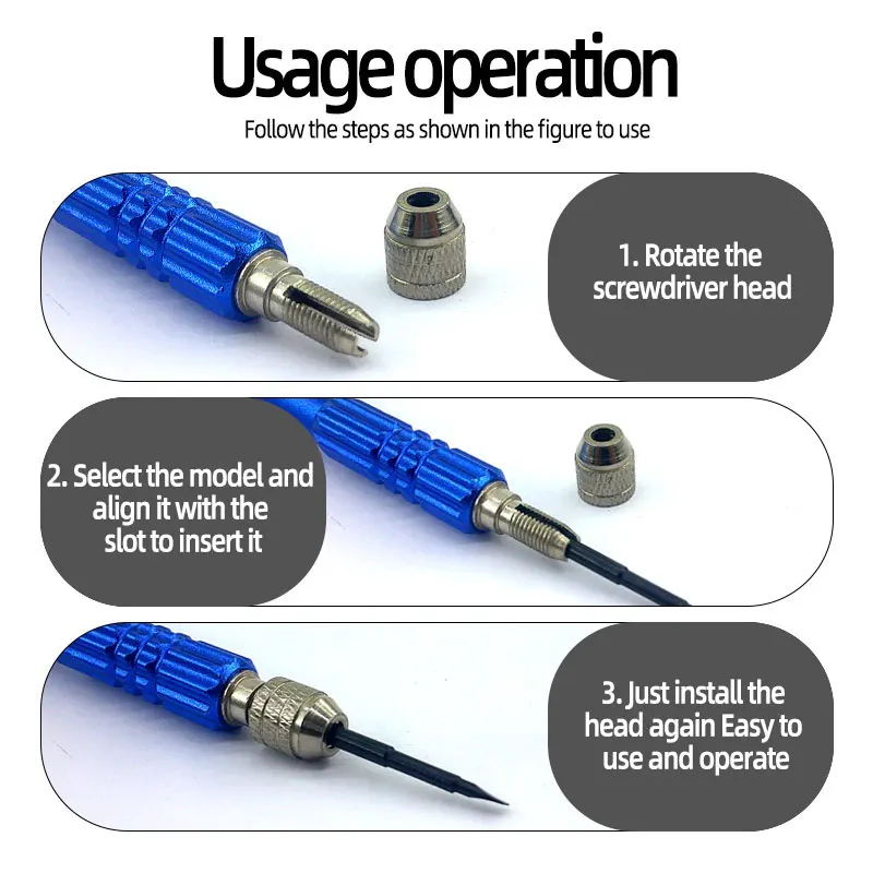 Mobile phone repair tool,screwdriver, tablet battery disassembly, screen opening, dust cleaning, disassembly set, small pentagon thumbnail 5