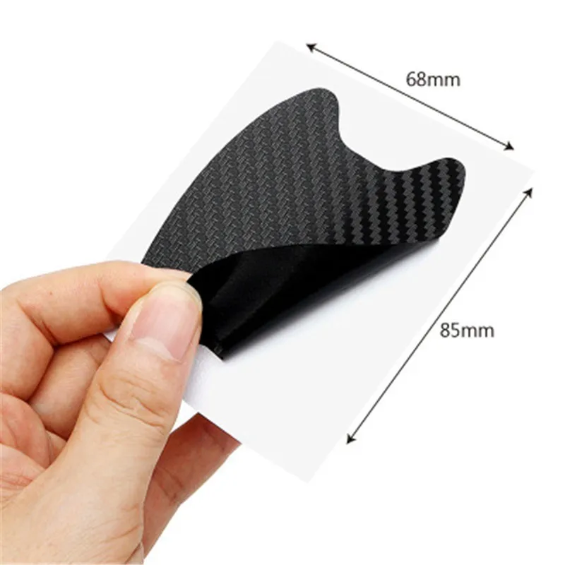 4PCS Car Door Handle Protective Film Carbon Fiber Stickers Scratch Resistant Covers Exterior Car Stickers for Cars Accessories thumbnail 6