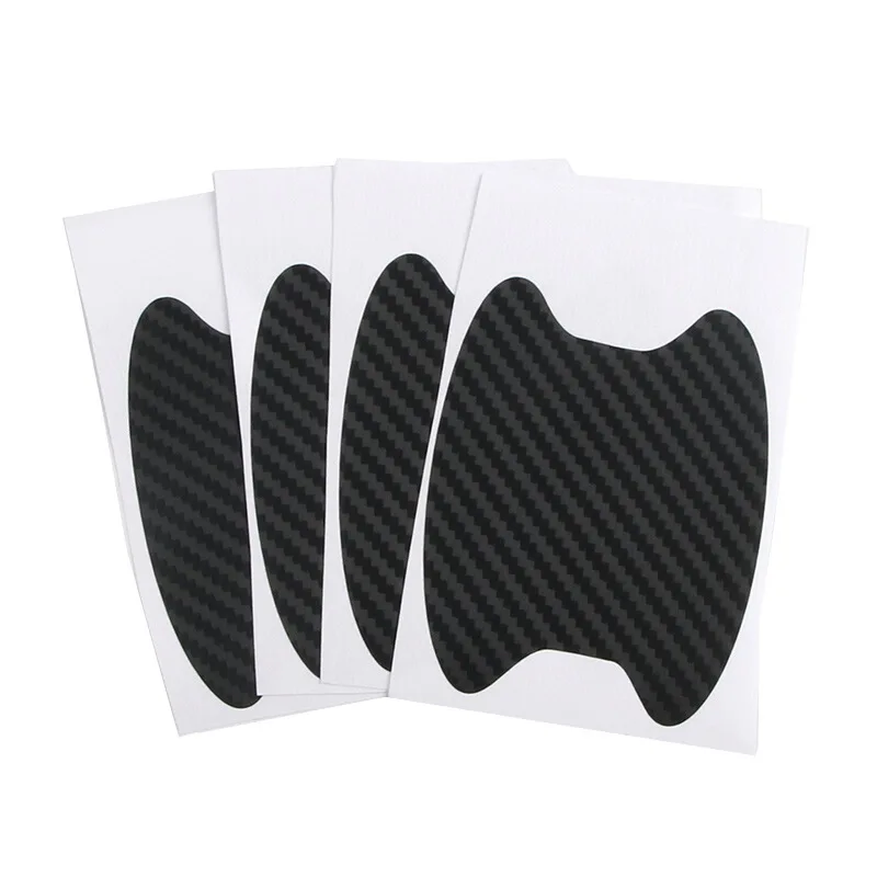 4PCS Car Door Handle Protective Film Carbon Fiber Stickers Scratch Resistant Covers Exterior Car Stickers for Cars Accessories thumbnail 2