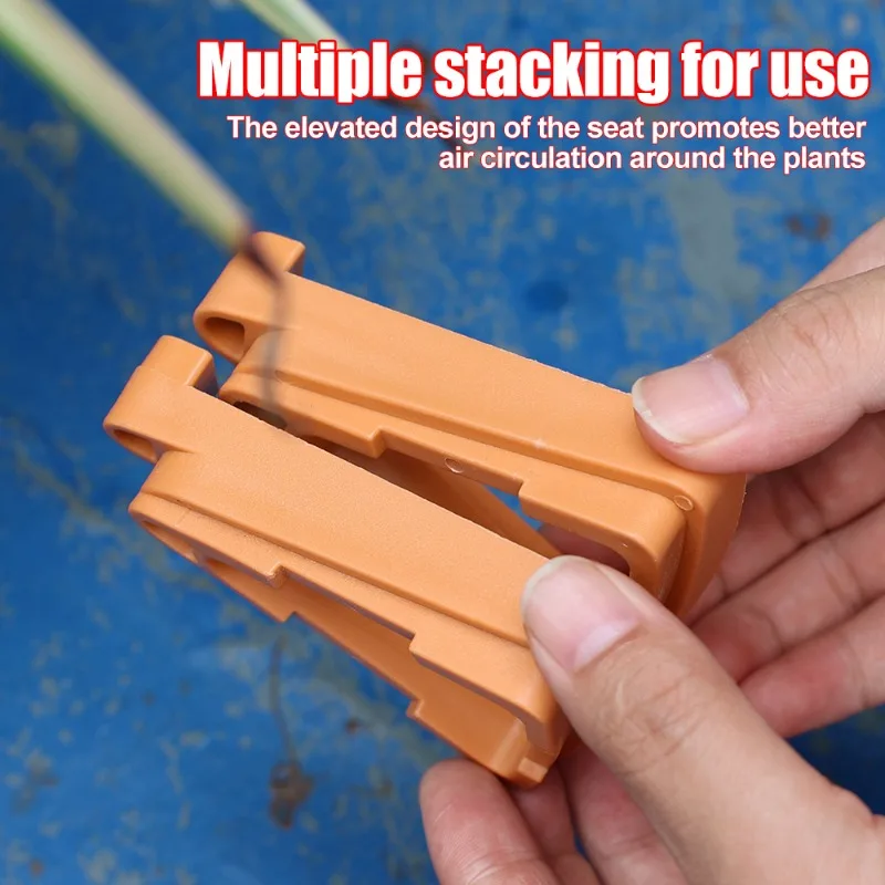 Plant Pot Foot Flower Pot Support Invisible Triangle Holder Decor Plant Stand Outdoor Statue Pot Planter Feet Bonsai Holders thumbnail 5