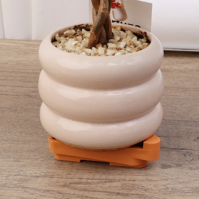 Plant Pot Foot Flower Pot Support Invisible Triangle Holder Decor Plant Stand Outdoor Statue Pot Planter Feet Bonsai Holders thumbnail 4