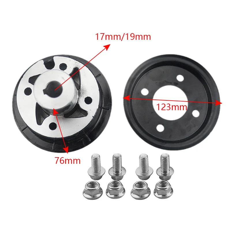 4 inch Keyway rims aluminum alloy wheel hub for MiNi Moto ATV Go Kart Electric Scooter 2.80/2.50-4 2.50-4 tire accessories thumbnail 3