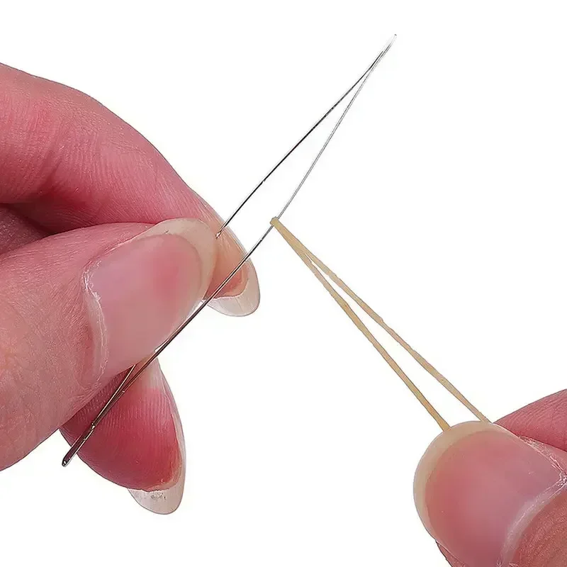 5/50PCS Beading Needles Seed Beads Needles Big Eye DIY Beaded Collapsible Beading Pins Open Needles for Jewelry Making Tools thumbnail 6