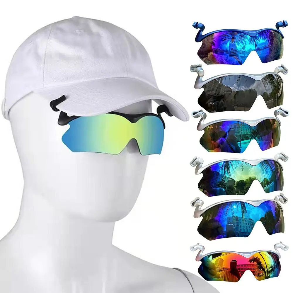 Adjustable Clip Cap Sports Sunglasses Clip On Hat UV Protection Polarized Sunglasses Flip-Up Cover Fishing Biking Eyewear Summer thumbnail 4