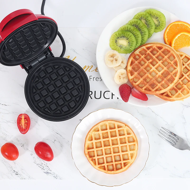 110V&220V Electric Mini Waffles Maker Machine Kitchen Cooking Appliance for Kids Breakfast Dessert  Pot    Small Fried Eggs thumbnail 2