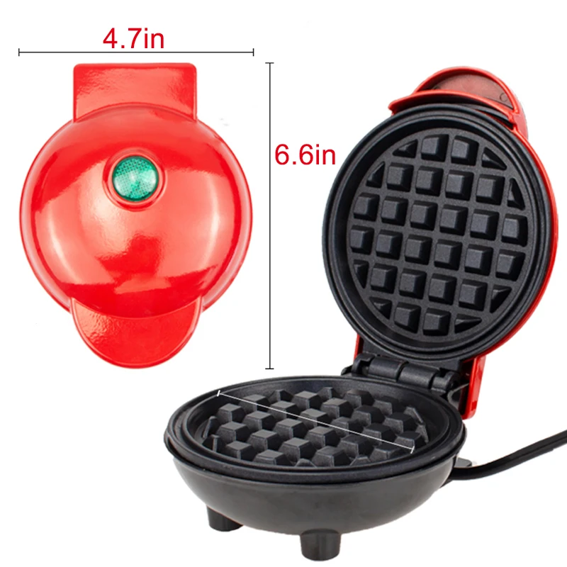 110V&220V Electric Mini Waffles Maker Machine Kitchen Cooking Appliance for Kids Breakfast Dessert  Pot    Small Fried Eggs thumbnail 5