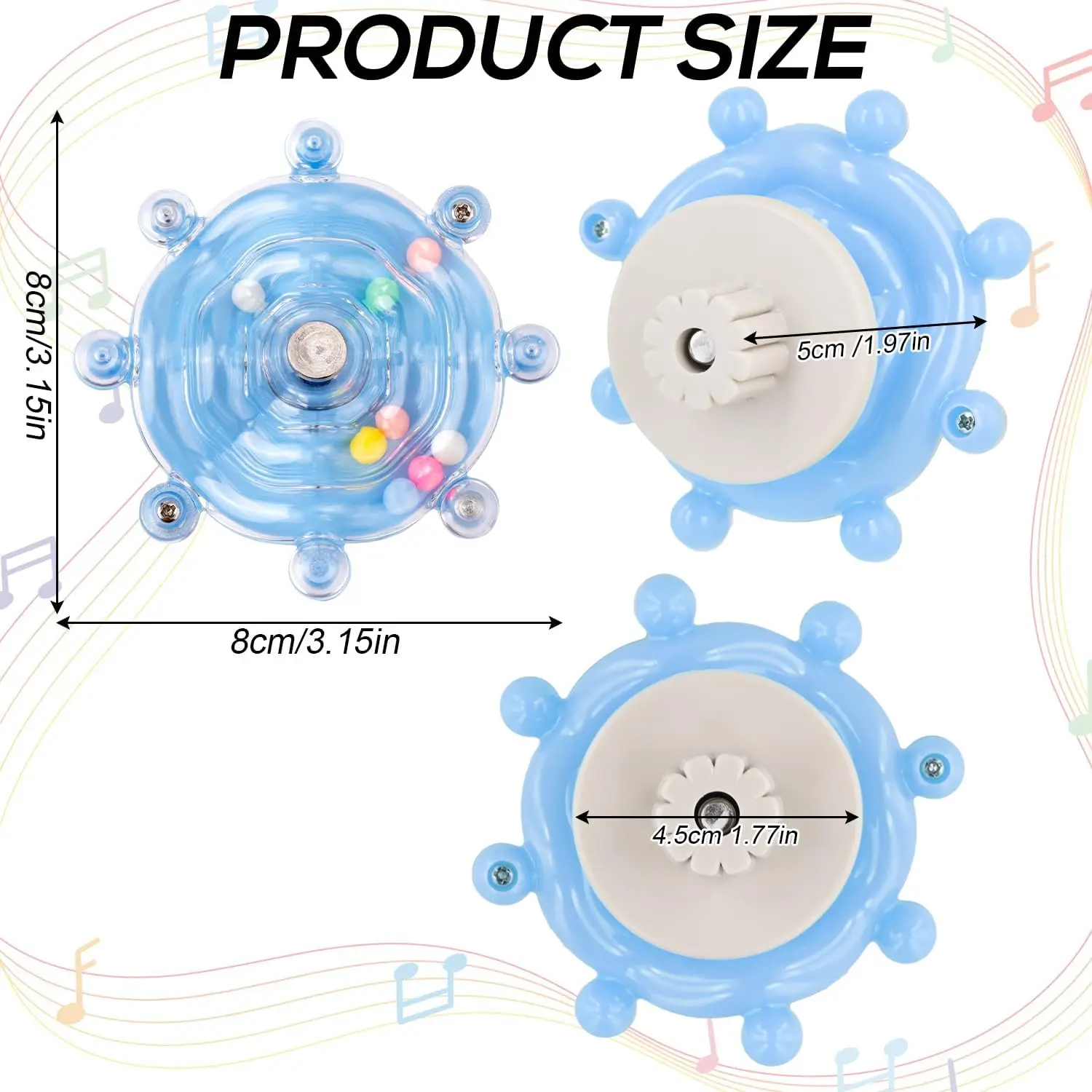 Interactive Parrot Toy Bird Cage Toy for Parrots Rotating Treat Dispenser,  for Mental Stimulation and Entertainment thumbnail 5