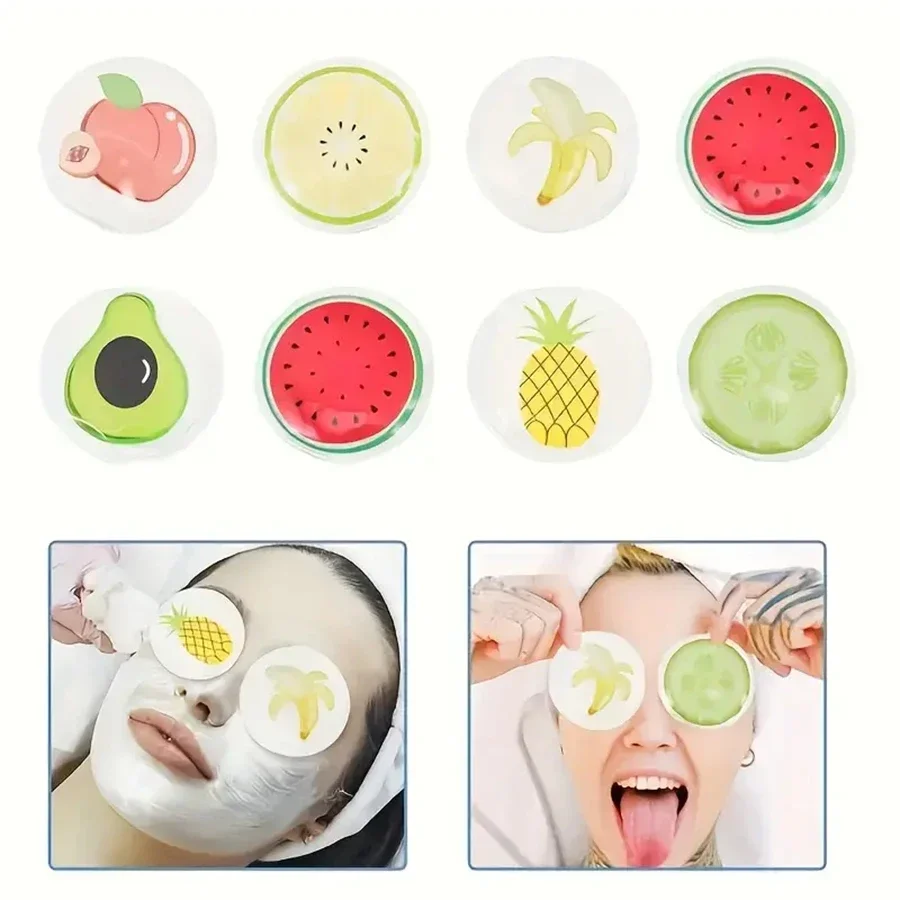 Reusable Eye Gel Pad Ice Bag Gel Eye Mask Cool Eye Mask Hot & Cold Compress Used for Eye Strain Smooth Fine Lines Skin Care Tool thumbnail 4