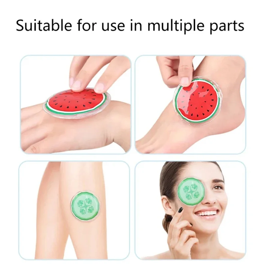 Reusable Eye Gel Pad Ice Bag Gel Eye Mask Cool Eye Mask Hot & Cold Compress Used for Eye Strain Smooth Fine Lines Skin Care Tool thumbnail 3