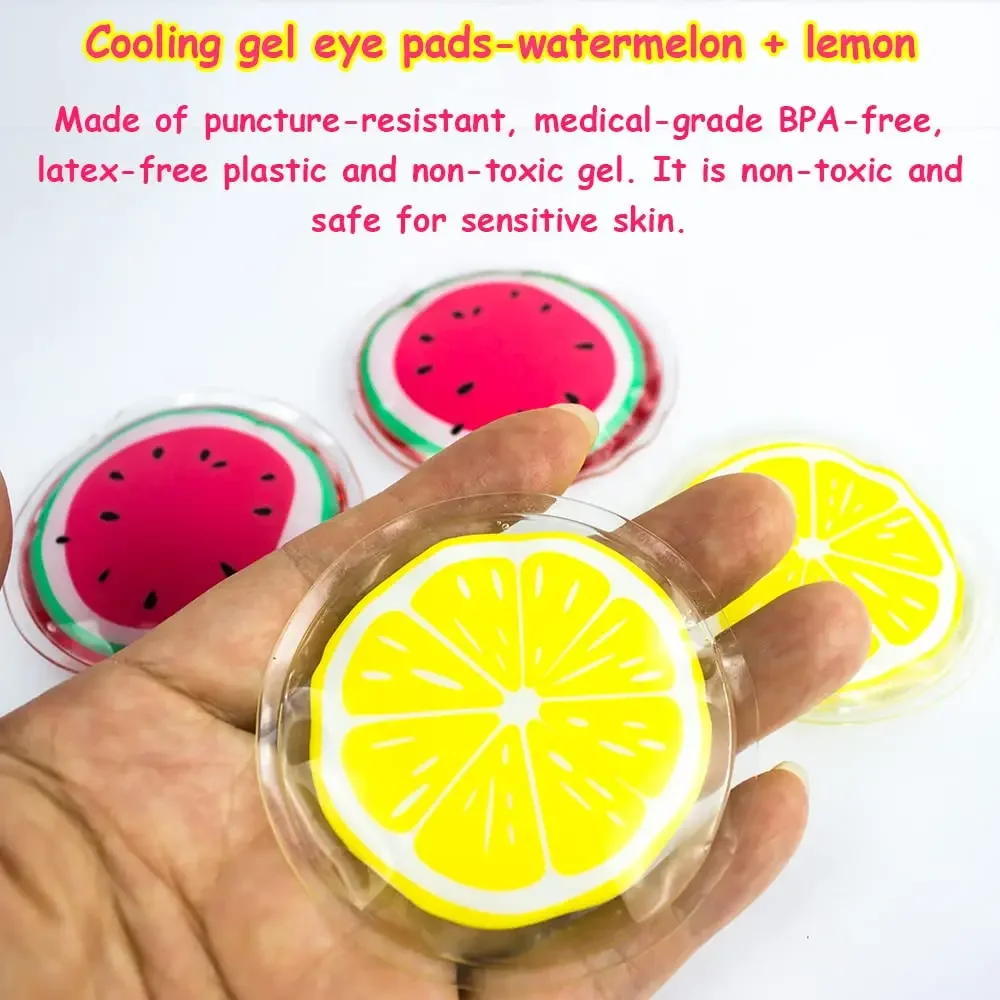 Reusable Eye Gel Pad Ice Bag Gel Eye Mask Cool Eye Mask Hot & Cold Compress Used for Eye Strain Smooth Fine Lines Skin Care Tool thumbnail 5