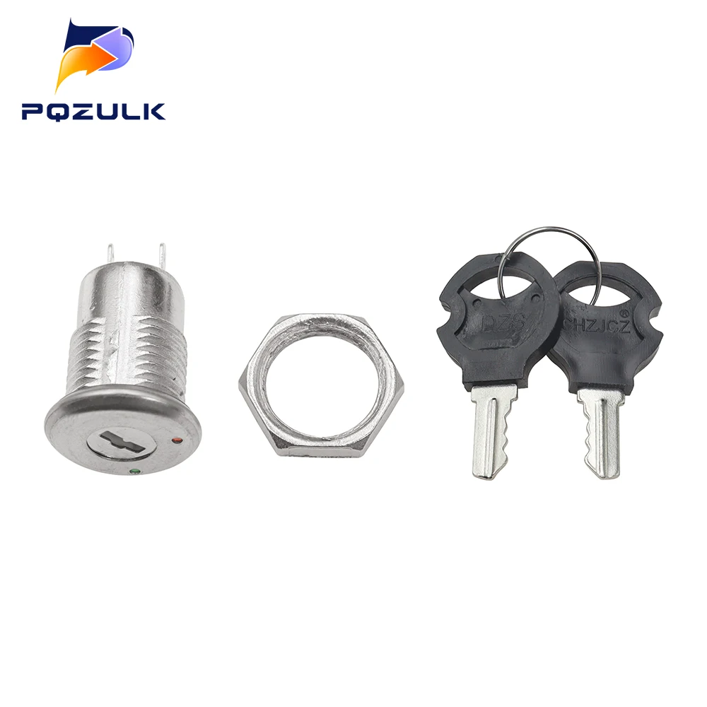 2PCS 2 Wires Ignition Switch with 2 Keys On-Off Lock for Electrical Scooter ATV Pocket Bikes Motorcycle Motorbike ATV Quad Bike thumbnail 5