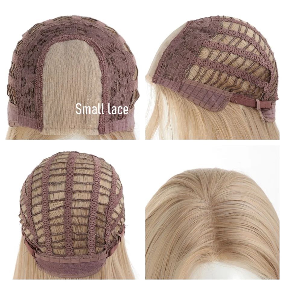 Synthetic wig linen long straight hair with bangs long curly hair ponytail extensions dirty braids Halloween Christmas gifts thumbnail 6