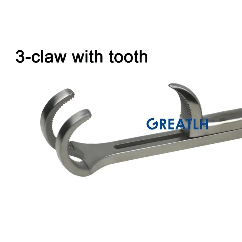 GREATLH Orthopedic Bone Clmap Lambert-Lowman Bone Holding Forceps Stainless Steel Orthopedic Veterinary Instrument thumbnail 2
