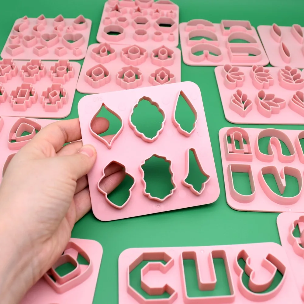 French Earrings Cutting Dies Soft Pottery Polymer Clay Cutter Pottery DIY  For Earring Jewelry Pendant Making Mold thumbnail 3