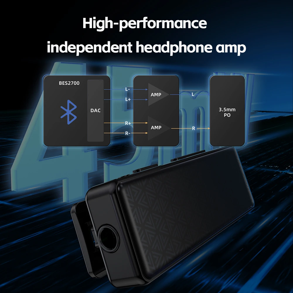 FiiO BTR11 Bluetooth 5.3 Receiver LDAC 3.5mm Wireless Audio Headphone Amplifier Adapter thumbnail 3