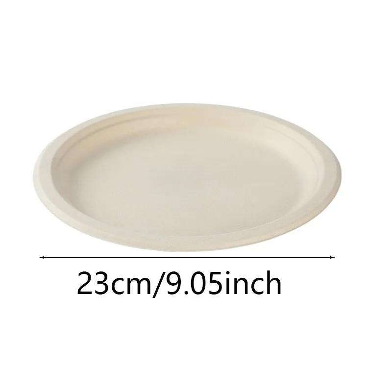 20PCS Disposable Tableware Durable Disposable Plates Birthday Camping Picnics Party Dessert Fruit Steak Spaghetti Container thumbnail 2