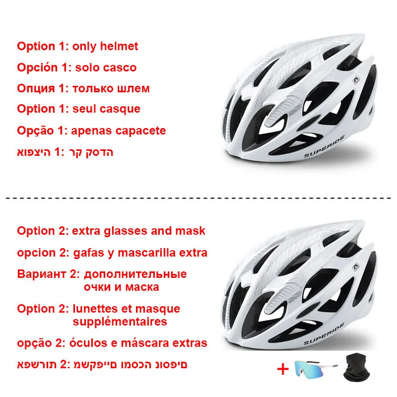 SUPERIDE Ultralight Riding Cycling Helmet In-mold Road Bike Mountain Bike Helmet Men Women MTB Bicycle Helmet thumbnail 2