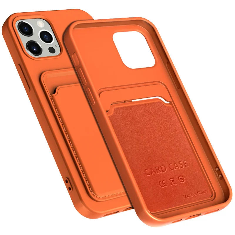 Phone Case For IPhone 16 Pro Max Case IPhone 12 Mini TPU Frosted Soft Protective Cover iPhone 14 Card Pocket 15 Plus thumbnail 3