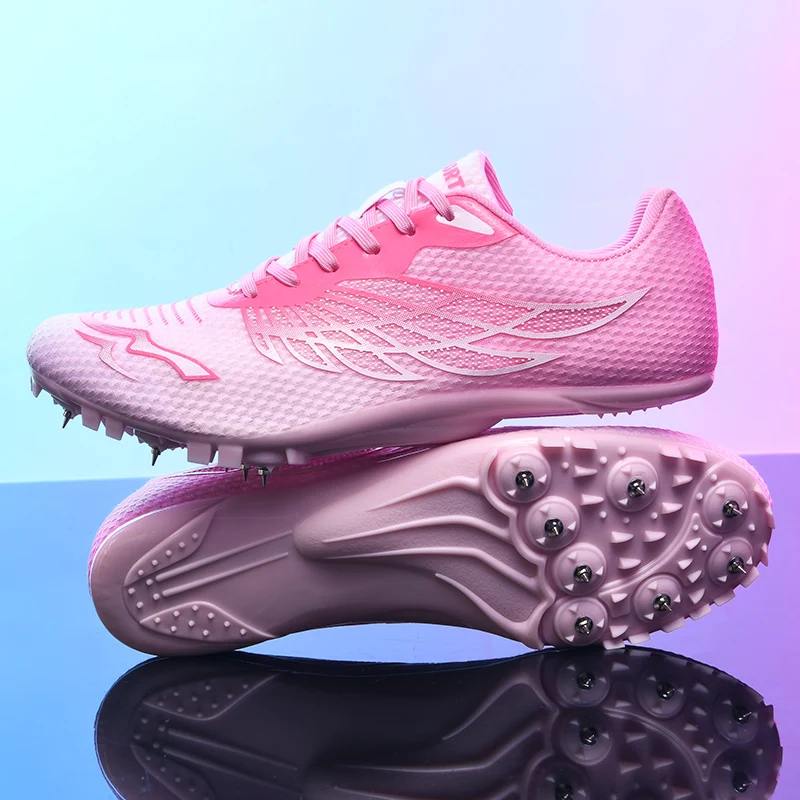 Outdoor Men Woman Track & Field Running Shoes Professional Competition Nail Sneakers Anti-Slip Student Training Shoes thumbnail 3