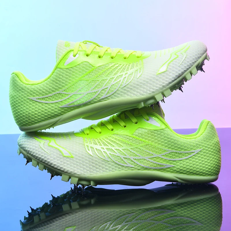 Outdoor Men Woman Track & Field Running Shoes Professional Competition Nail Sneakers Anti-Slip Student Training Shoes thumbnail 4