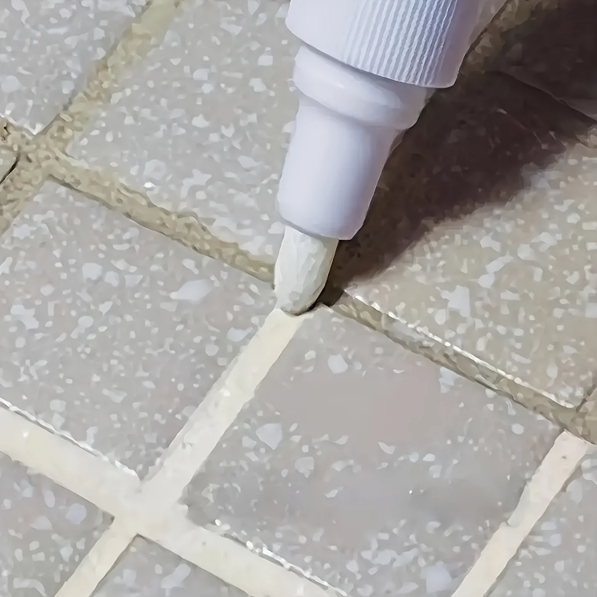 1pc Waterproof Tile Marker Grout Pen Wall Seam Pen For Tiles Floor Bathroom Decontamination Seam Repair Tools, For Hotel thumbnail 2