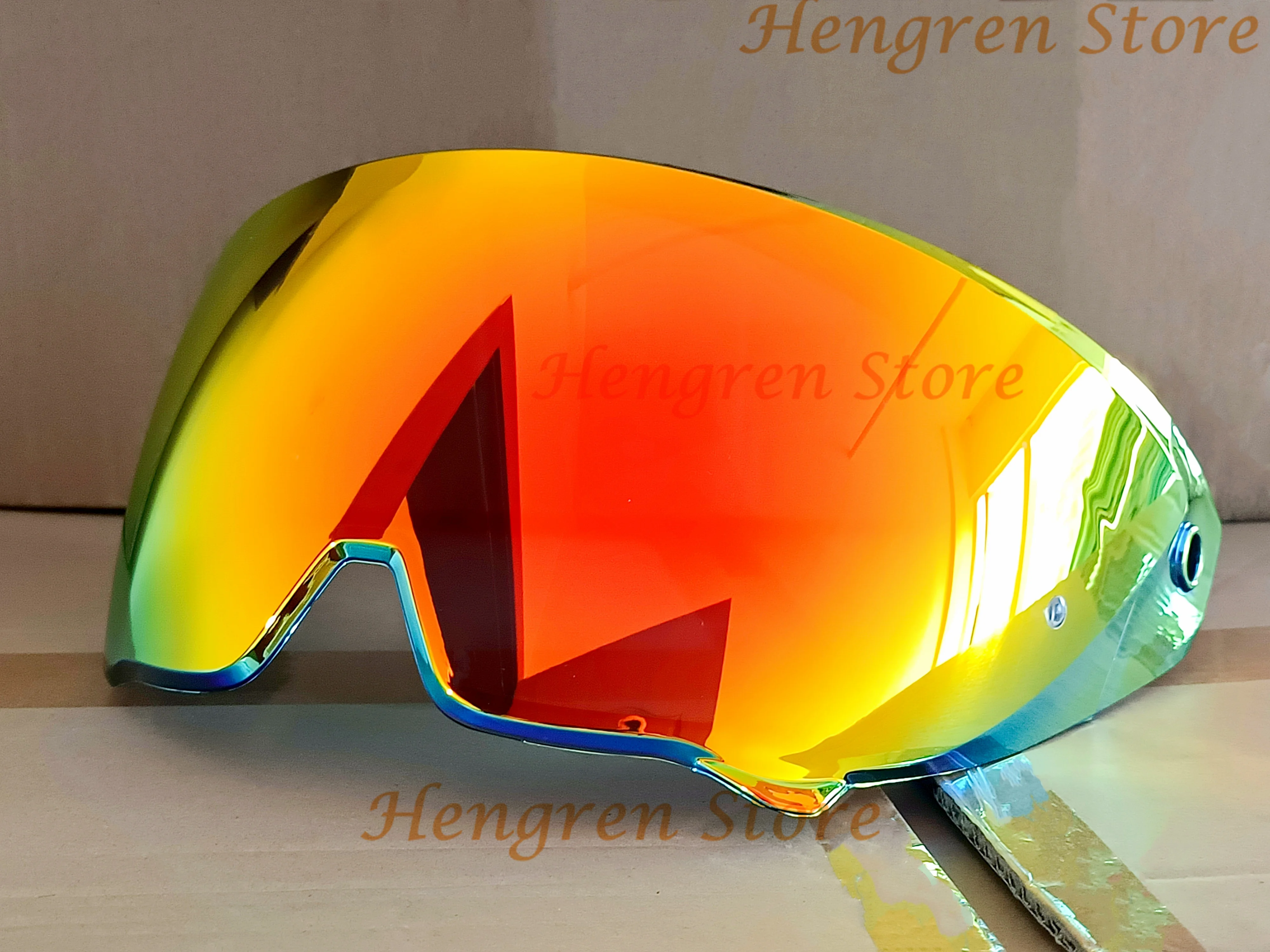 Helmet Visor Lens for RUROC ATLAS 3.0 4.0 Motorcycle Helmet Shield Goggles Plating Silver Red Replacement Glass Mica Accessories thumbnail 2