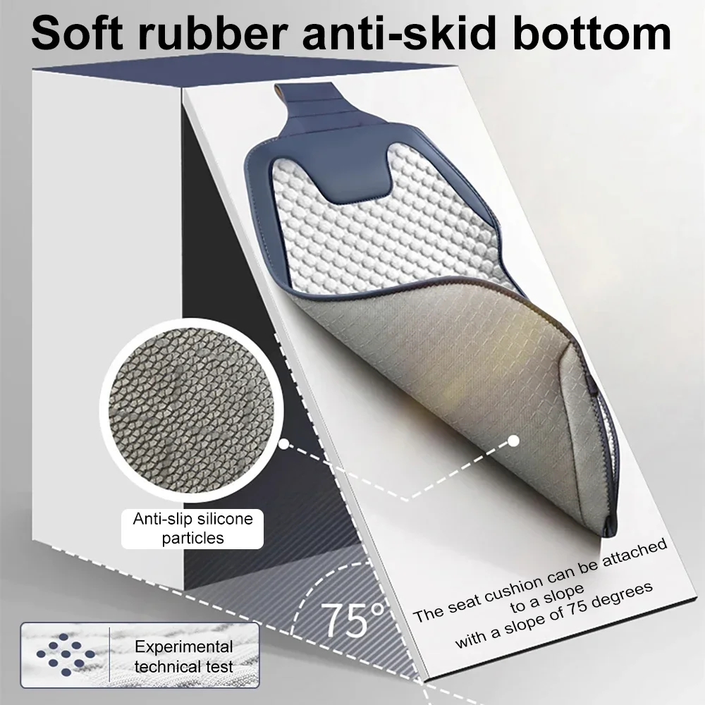 Car Seat Cushion for Four Seasons Ultra-thin Cool Breathable Seat Cover Summer Cool Pad Saddle Pad thumbnail 5