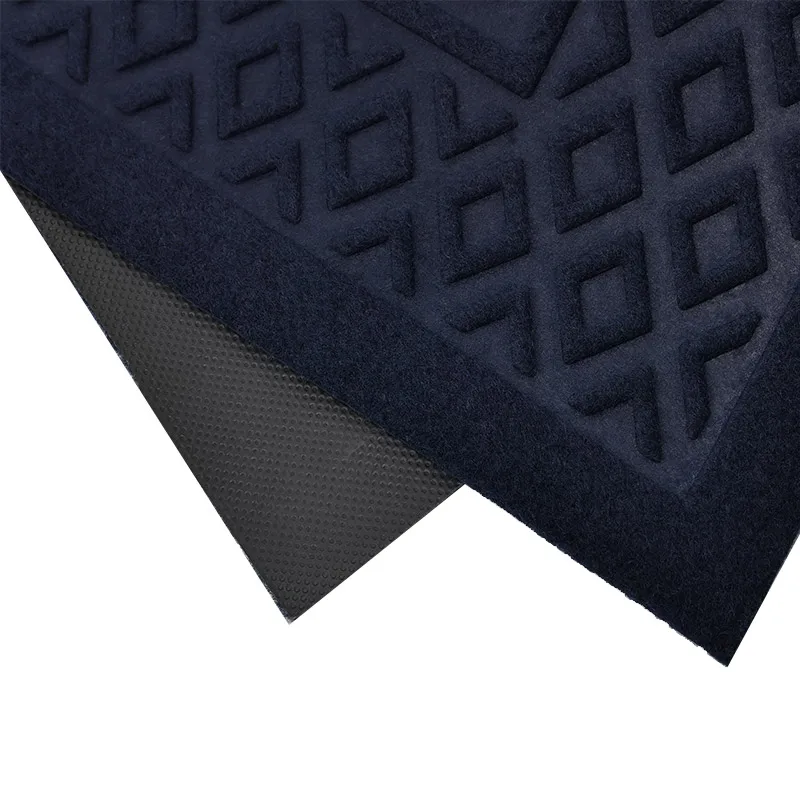 Heavy duty rubber welcome mat - anti slip, dust-proof home entrance door mat, durable and washable carpet, thumbnail 5