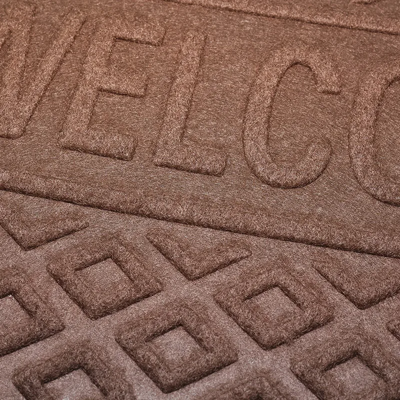 Heavy duty rubber welcome mat - anti slip, dust-proof home entrance door mat, durable and washable carpet, thumbnail 6