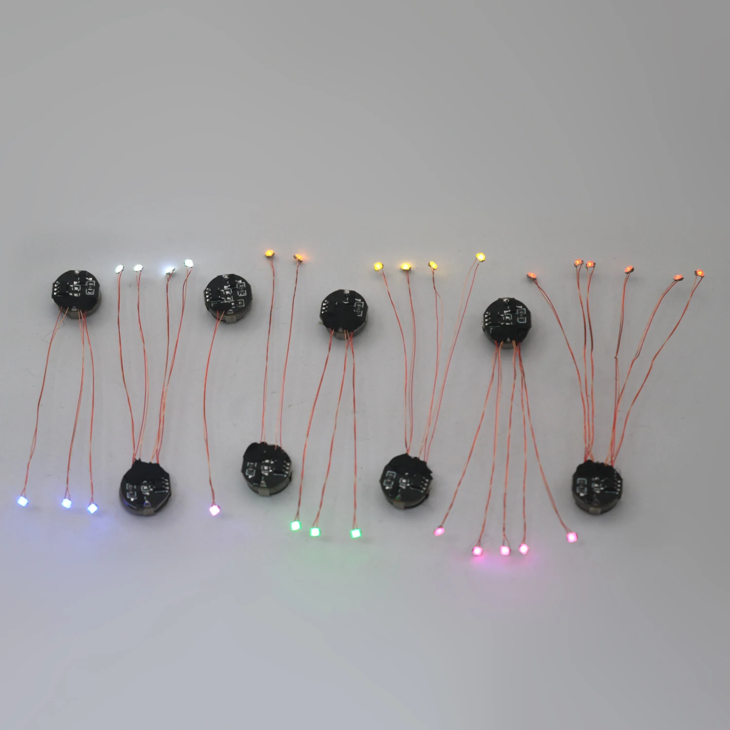 Wired 5cm Magnetic Control Lamp Led Magnetron Light Model +magnet + Battery Diy Car Toys Lighting Diorama Materials Gunda Robots thumbnail 2