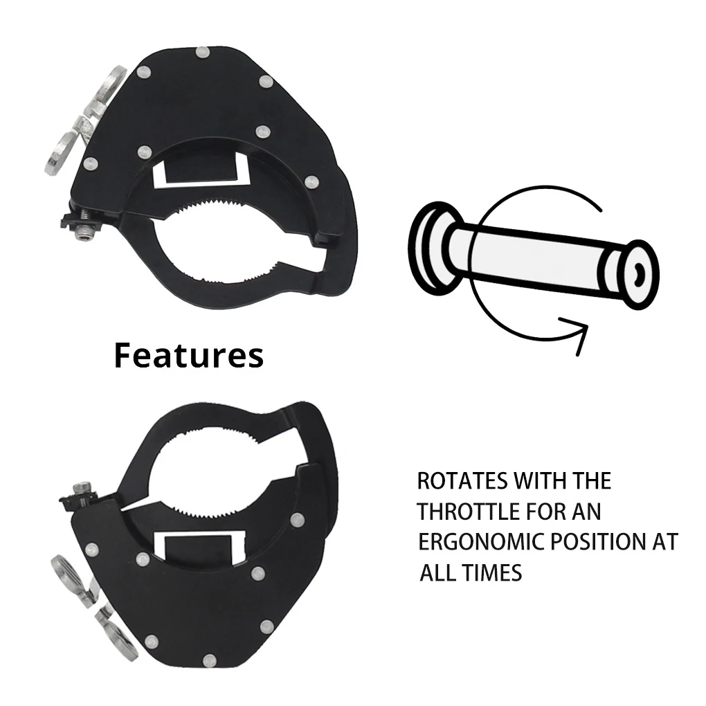 Easy-to-Install Motorcycle Throttle Lock For Comfortable And Controlled Riding Control Motorcycle Throttle Improved Grip Bottom thumbnail 2