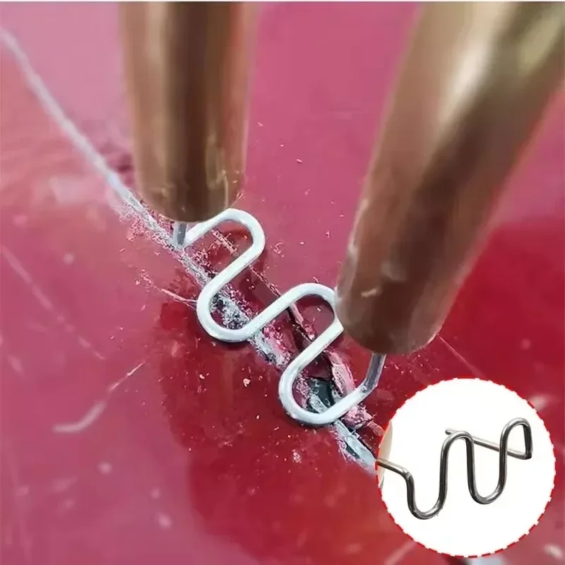 0.8mm Hot Stapler Staples for Plastic Welder Plastic Repair Standard Pre Cut Staples Welding Bumper Car Bumper Repair thumbnail 5