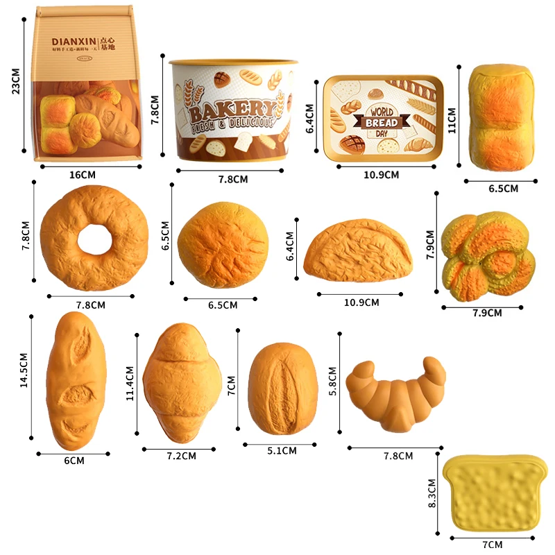 Children Pretend Play Kitchen Toys Sets Simulation Dessert Bread Food Cooking Games Play House Party Activities Games Girl Toys thumbnail 5
