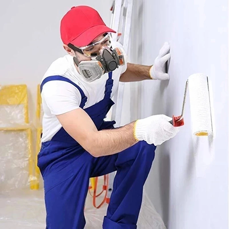 New 7in1/16in1 6200 Dust Gas Respirator Half Face Dust Mask For Painting Spraying Organic Vapor Chemical Gas Filter Work Safety thumbnail 5