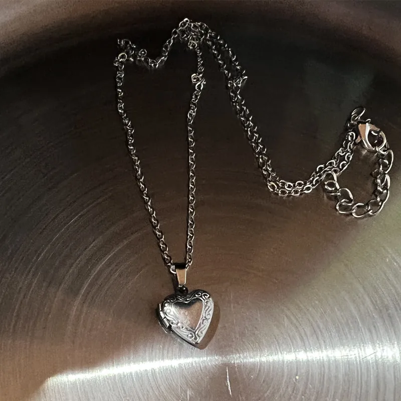 Customize Picture Name Women Necklaces Heart Locket Pendant Family Image Personalized Anniversary Gift thumbnail 6