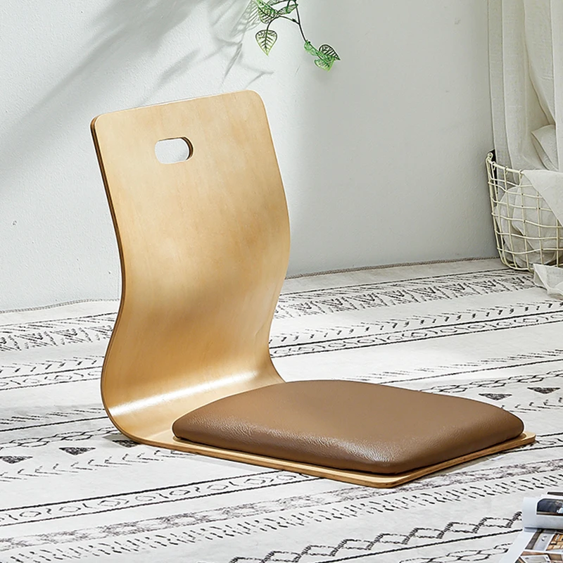 Lazy Sofa Tatami Single Legless Backrest Chair Element Minimali Japanese Floor Chair Cushion Seat Sofa Set Living Room Furniture thumbnail 3
