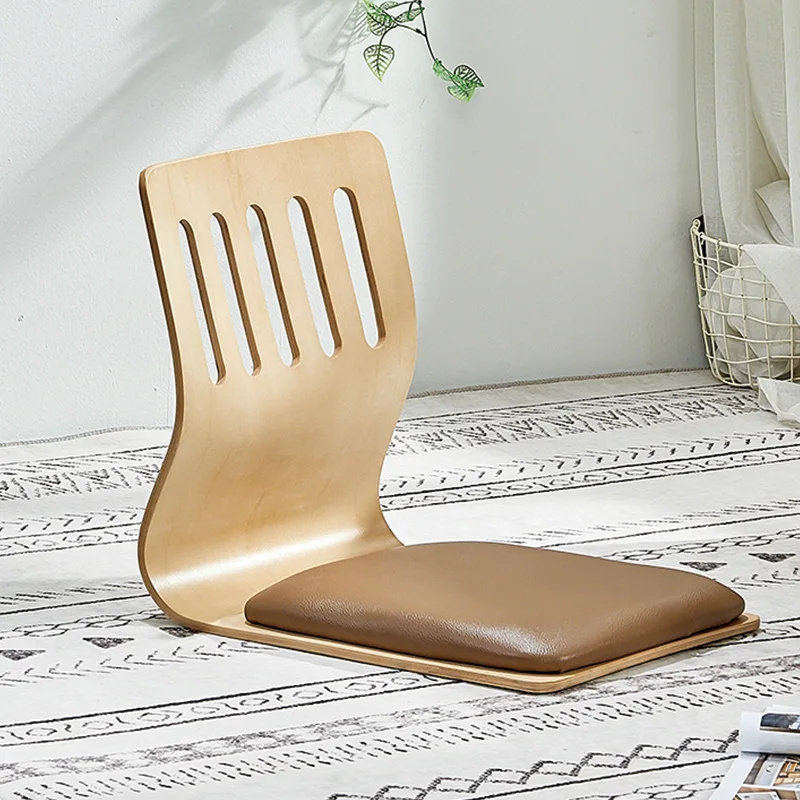 Lazy Sofa Tatami Single Legless Backrest Chair Element Minimali Japanese Floor Chair Cushion Seat Sofa Set Living Room Furniture thumbnail 4