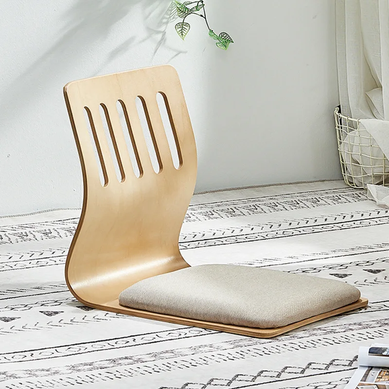Lazy Sofa Tatami Single Legless Backrest Chair Element Minimali Japanese Floor Chair Cushion Seat Sofa Set Living Room Furniture thumbnail 2