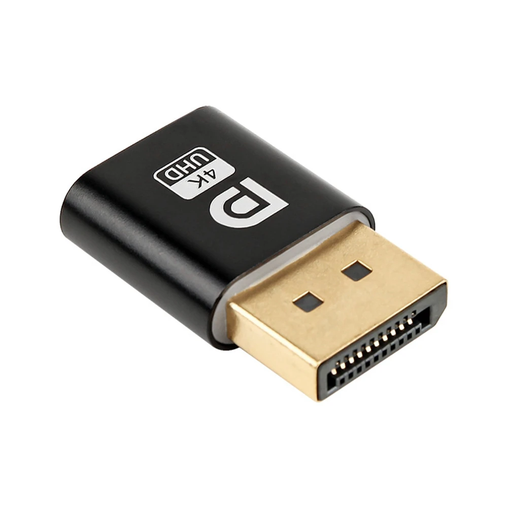 4K Displayport Dummy Plug DP Display Adapter EDID Headless Ghost Emulator Desktop Accessories for PC Graphics Video Card thumbnail 4