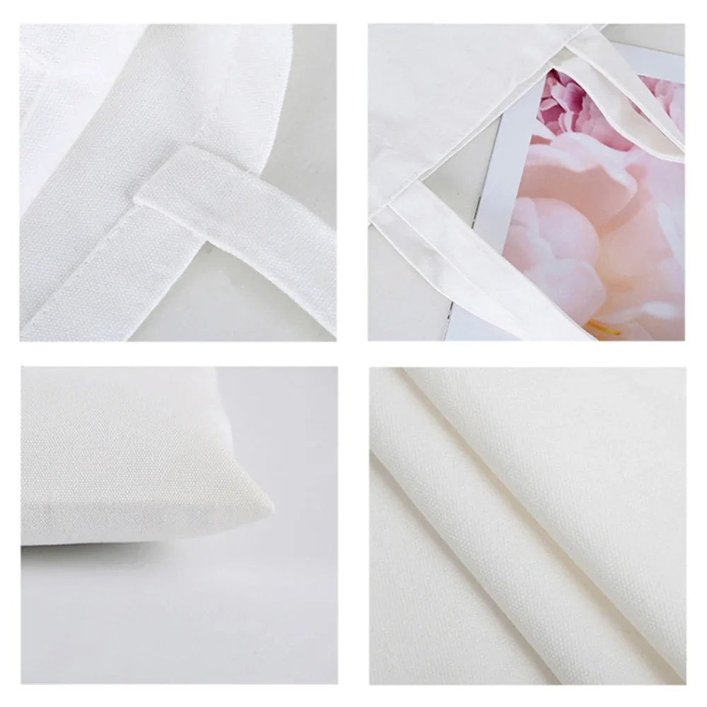 DIY Personal Customized Tote Bag Shopping Add Your Logo Print Original Design Fashion Travel Canvas Shoulder Bags Women Handbags thumbnail 6