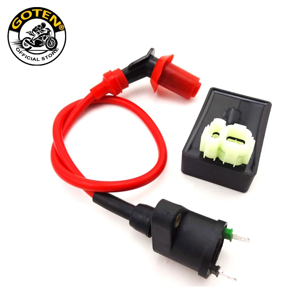 Goten Racing Performance 6 Pin DC CDI Box Ignition Coil For Kymco SYM Vento Scooter GY6 50cc 125cc 150cc Engine Moped thumbnail 6
