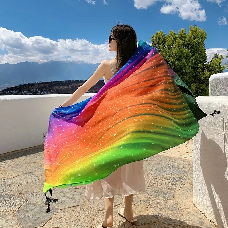 28 Styles 90x180cm Travel Beach Sunscreen Scarve Bikini Large Shawl Sarong Wrap Scarf Women Brazilian Swimsuit Bathing Cover-ups thumbnail 2