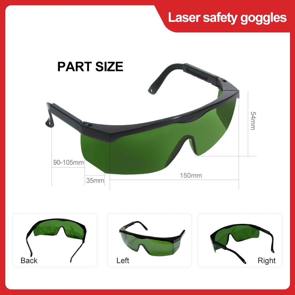 Laser Safety Glasses Goggles IPL 1064nm Infrared 355nm UV Protective Glasses Shield Protection Eyewear for Laser Machine Work thumbnail 4
