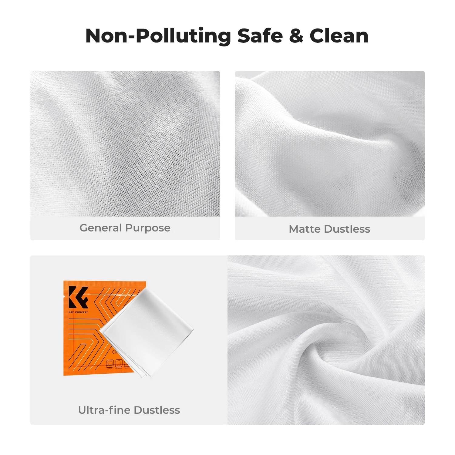 K&F CONCEPT Step Up Ring Aviation-grade Aluminum Filter Adapter Ring 2-pack Cleaning Cloth Lens Ring for ND CPL UV Lenses Filter thumbnail 5