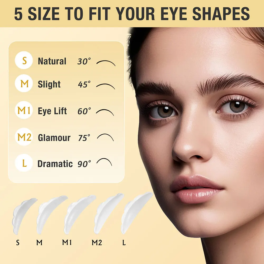 Gollee Eyelash Lifting Perm kit Natural Lashes Enhancer Long Lasting 4-6 weeks Black Lash Brow Tinting Perm Professional Makeup thumbnail 5