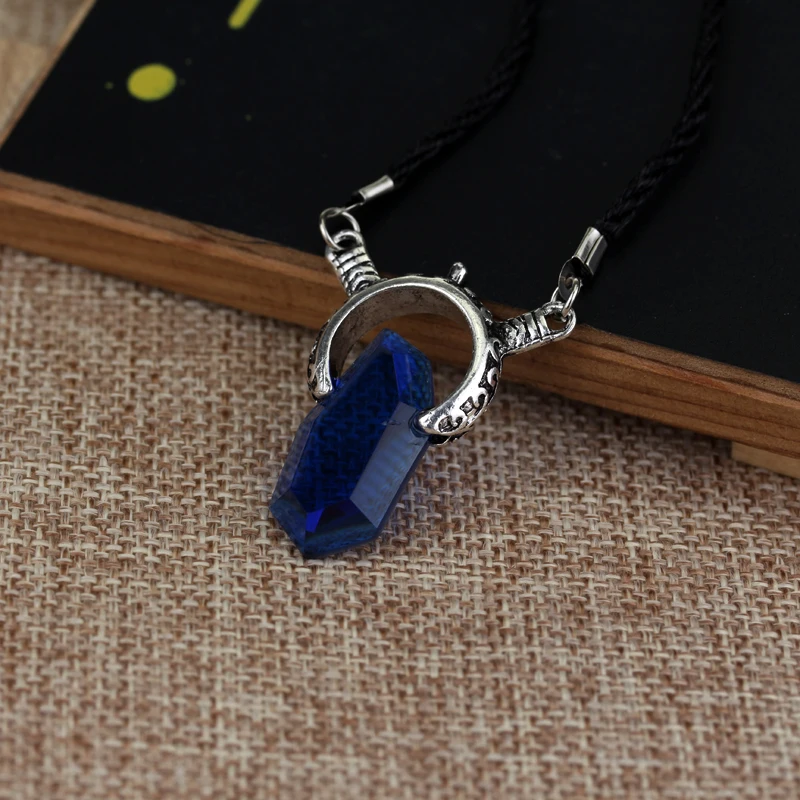 DMC Devil Maycry Pendant Necklace Devil Hunter Dante Perfect Amulet Red Crystal Necklaces for Women Men Choker Jewelry thumbnail 4
