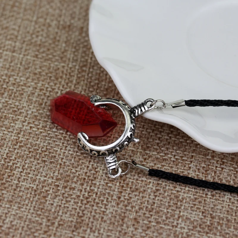 DMC Devil Maycry Pendant Necklace Devil Hunter Dante Perfect Amulet Red Crystal Necklaces for Women Men Choker Jewelry thumbnail 6