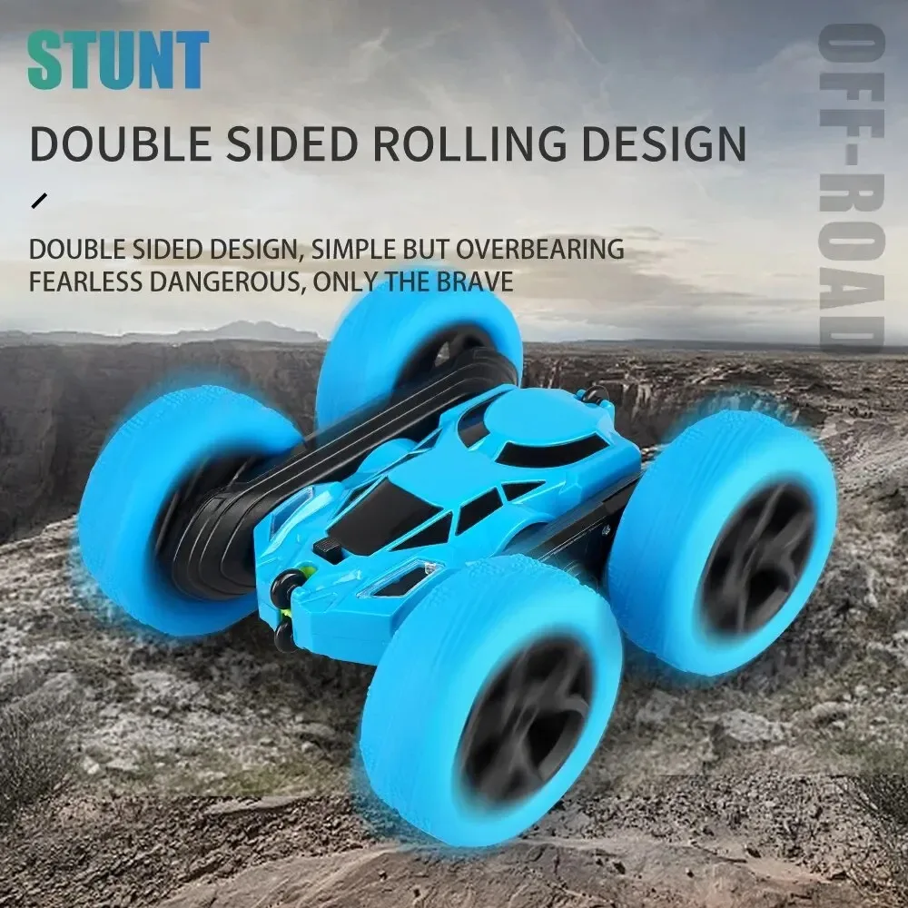 RC Stunt Car Children Double Sided Flip 2.4G Remote Control 360 Deree Rotation Off Road Drift RC Car Gifts For Kids Adults Boys thumbnail 2