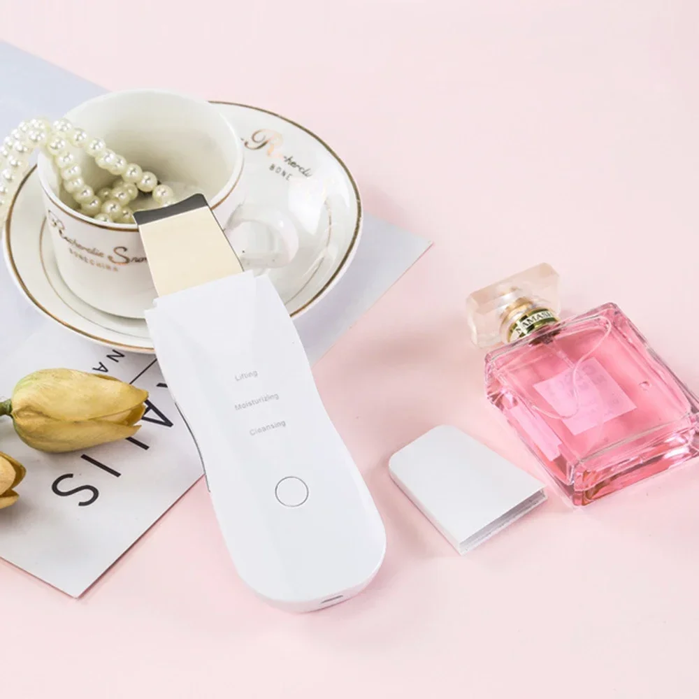 Professional No Ultrasonic Facial Skin Scrubber Ion Deep Face Cleaning Peeling Rechargeable Skin Care Device Beauty Instrument thumbnail 3